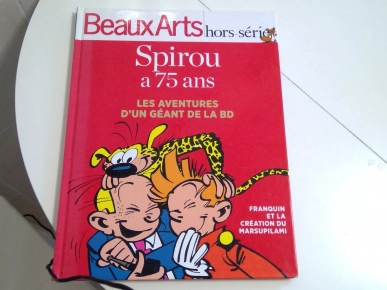 8€ Livre BEAUX ARTS HORS SERIE SPIROU A 75 ANS