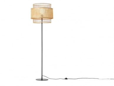 Yen lampadaire rotin naturel