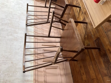 Chaise vintage en bois Chaise vintage en bois