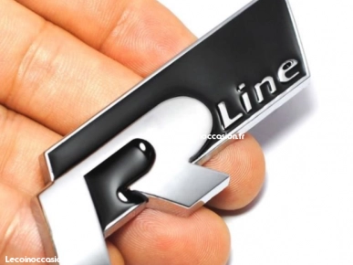 3x logo volkswagen rline r-line r line, neuf