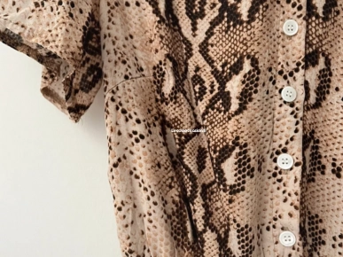 Robe motif de serpent Robe motif de serpent