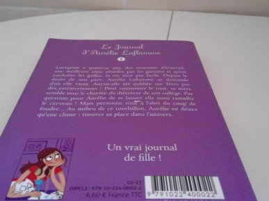 4€ LE JOURNAL D'AURELIE LAFLAMME (India Desjardins)