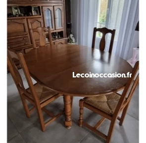 Salle à manger en chêne 500 euros