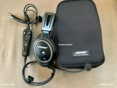 Casque d'aviation bose A20 avec double prise GA. Casque d'aviation bose A20 avec double prise GA.