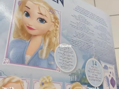 25€ Tête à coiffer Elsa Just Play