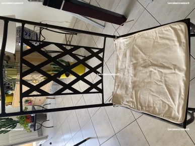 2 chaises en fer forget 2 chaises en fer forget