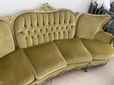 Canape vintage style Thomas Chippendale