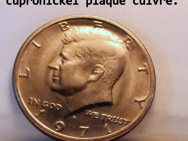 4 pieces de monnaie americaines.
