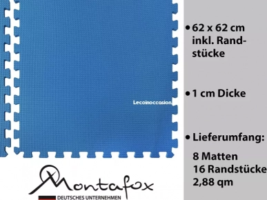 Tapis puzzle dalle bleu 60 x 60 (5.8m2) Tapis puzzle dalle bleu 60 x 60 (5.8m2)