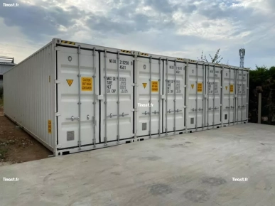 Box de stockage étanche longueur : 12,19 m