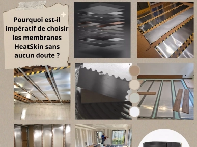 Chauffage rayonnant au sol par membrane carbone heatskin