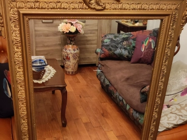 Miroir ancien époque inconnue Miroir ancien époque inconnue