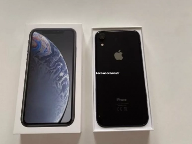 IPhone XR Noir, ACCESSOIRES NEUFS + GARANTIE IPhone XR Noir, ACCESSOIRES NEUFS + GARANTIE