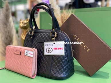 Sac "Micro Guccissima" Gucci authentique + portefeuille Sac "Micro Guccissima" Gucci authentique + portefeuille