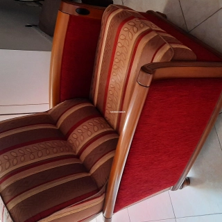 fauteuil bois et tissus fauteuil bois et tissus