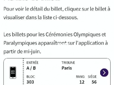 Billets J.O Paris 2024 Billets J.O Paris 2024