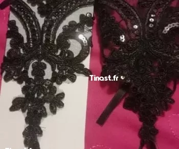 Mitaines en dentelle noir