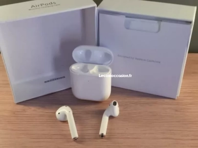 AirPods 2 avec boîtier de charge sans fil ( facture ) AirPods 2 avec boîtier de charge sans fil ( facture )