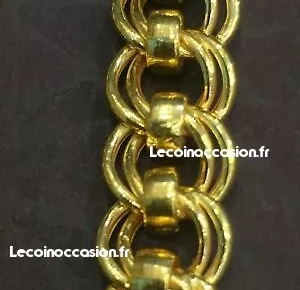 collier de chaîne unisexe lourd fait à la main vintage dubai, or