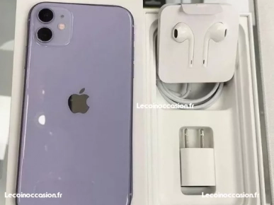 Iphone 11 violet ACCESSOIRES + GARANTIE