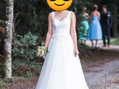 Robe de mariée / robe de mariée par Justin Alexander XS / 34 Robe de mariée / robe de mariée par Justin Alexander XS / 34