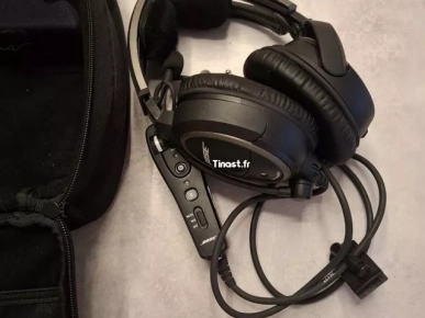 Casque d'aviation BOSE A20 - double prise - Bluetooth