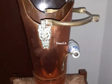 Seau a Charbon en Cuivre