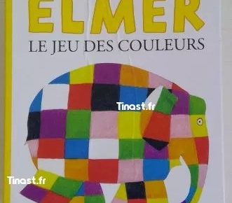 5€ ELMER JEU DE COULEUR (école des loisirs)