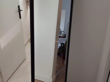Miroir, noir, 40x150 cm