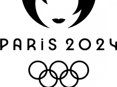 Sticker  flamme JO PARIS 2024 Sticker  flamme JO PARIS 2024