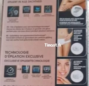 45€ EPILATEUR AQUASOFT CALOR