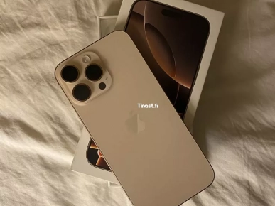 iPhone 16 Pro Max couleur Titane Désert