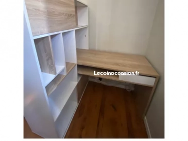 Bureau avec étagère Bureau avec étagère