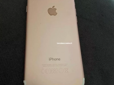 iPhone 7 rose avec boîte et accessoires