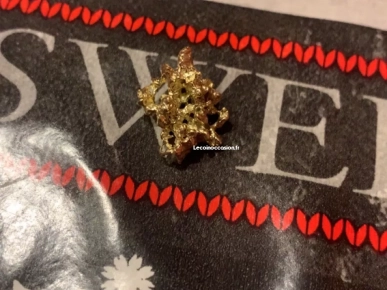 pendentif pépite d’or 18k 3,80g pendentif pépite d’or 18k 3,80g