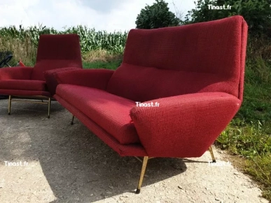 Banquette Et Fauteuil Guy Besnard
