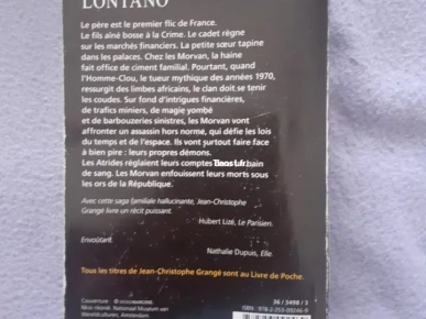 Livre "Lontano"