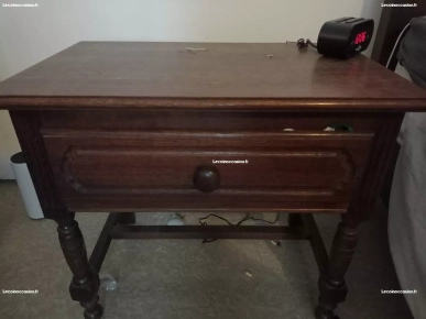 lit chêne massif 1m 60 en chêne massif avec 2 tables de chevet lit chêne massif 1m 60 en chêne massif avec 2 tables de chevet