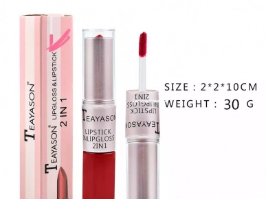 Rouge a lèvre et Lift Gloss 2 en 1. Marque Teayason en promo Rouge a lèvre et Lift Gloss 2 en 1. Marque Teayason en promo