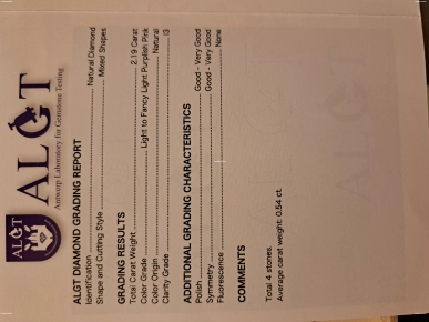 A vendre diamants roses A vendre diamants roses