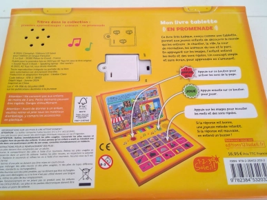 10€ Mon livre tablette promenade