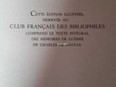 les 5 volumes des mémoires du Gl. De Gaule