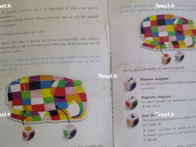 5€ ELMER JEU DE COULEUR (école des loisirs)