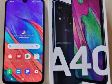 Samsung A40 - noir avec boîte et accessoires Samsung A40 - noir avec boîte et accessoires