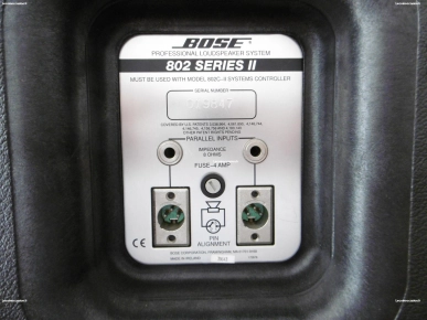 Sonorisation Bose 802 / 302 Série 2