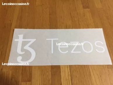 T3 TEZOS PATCH FLOCAGE PUBLICITAIRE FLEX BLANC - 21 CM PAR 7 CM T3 TEZOS PATCH FLOCAGE PUBLICITAIRE FLEX BLANC - 21 CM PAR 7 CM