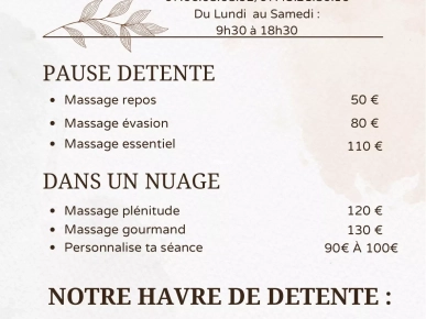 Massage relaxant Massage relaxant