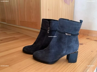 Bottines chic & bleues Bottines chic & bleues