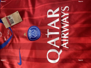 maillot third rouge nike - PSG -  2025/26 homme - taille M - 70e