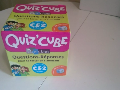 tarif 6€ QUIZ CUBE (bordas) tarif 6€ QUIZ CUBE (bordas)